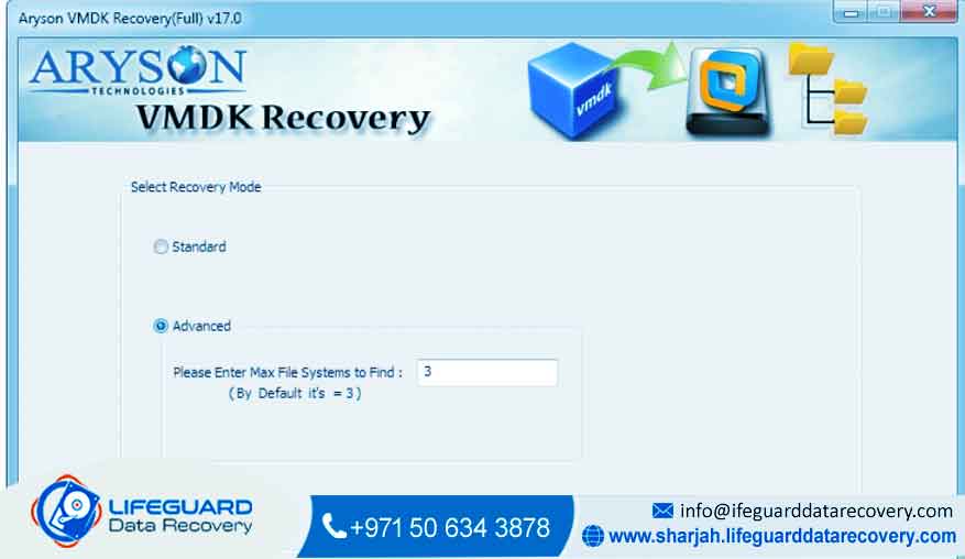 VMDK File Recovery in UAE