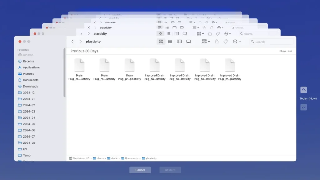 time machine backup data recovery