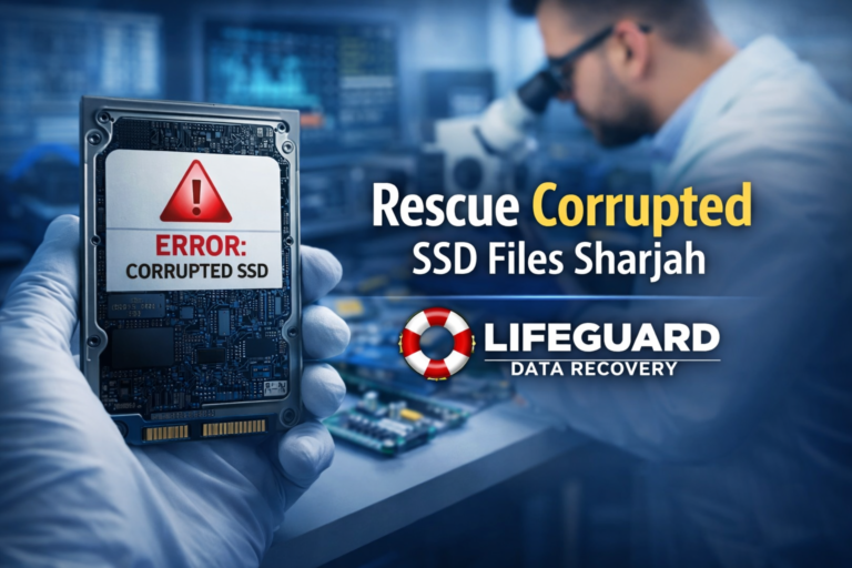 Rescue corrupted SSD files Sharjah