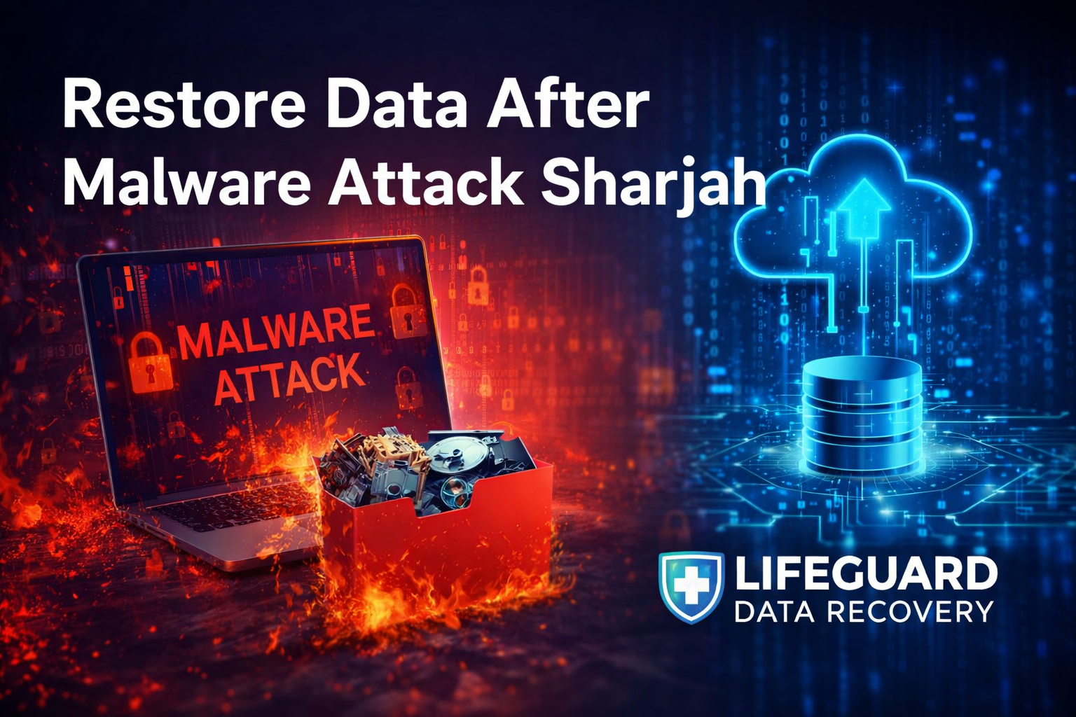 Restore data after a malware attack Sharjah
