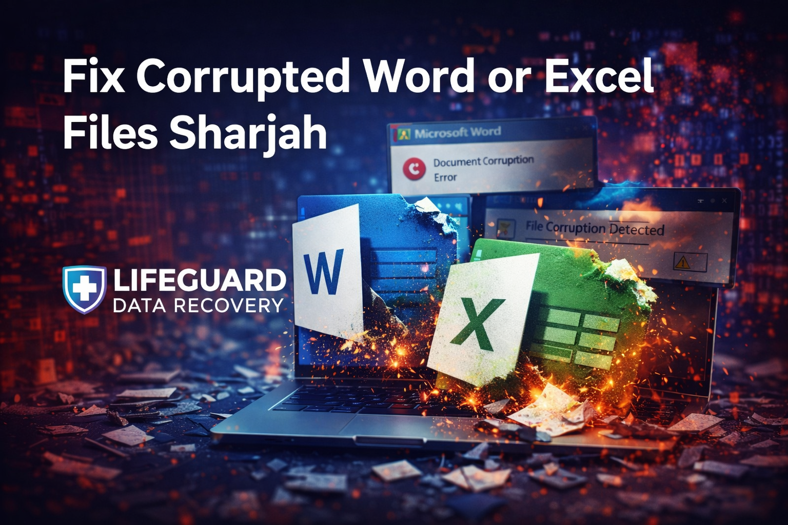 Fix corrupted Word or Excel files Sharjah