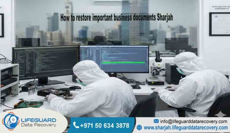 How to Restore Important Business Documents Sharjah
