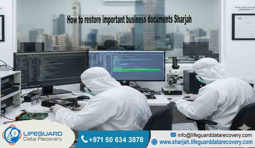 How to Restore Important Business Documents Sharjah