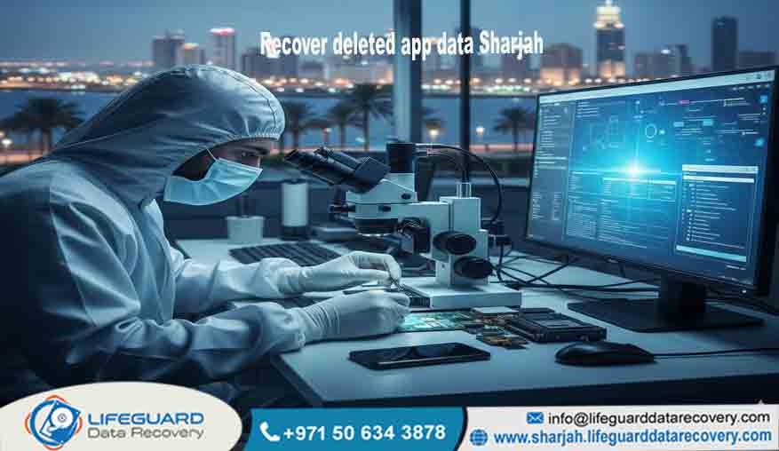 Recover deleted app data Sharjah