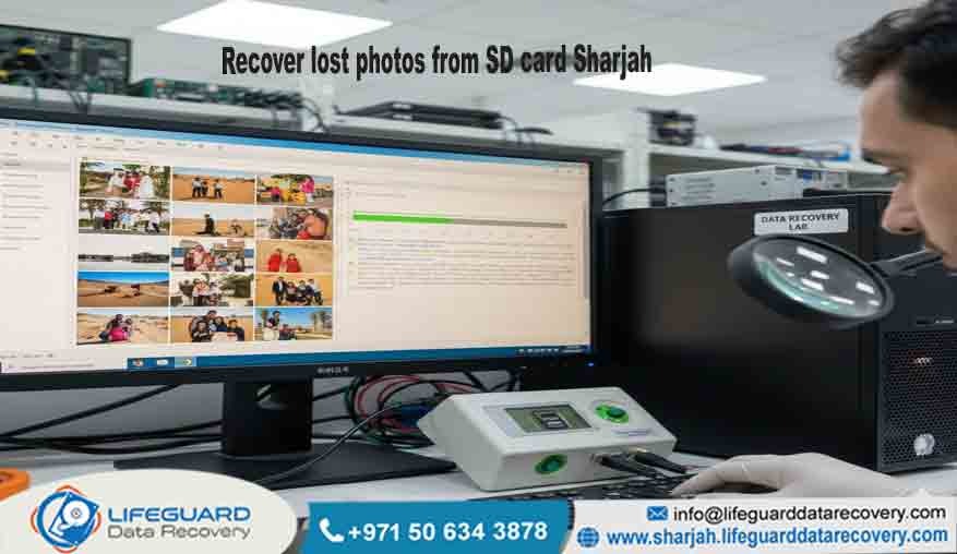 Recover lost photos from SD card Sharjah